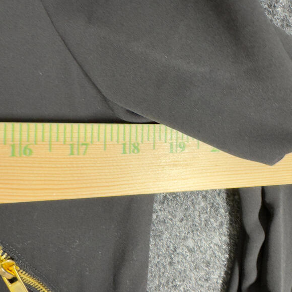 Stylemint Jacket Women 3 Black Full Zip Collared Long Sleeve Pockets Casual - Picture 3 of 7